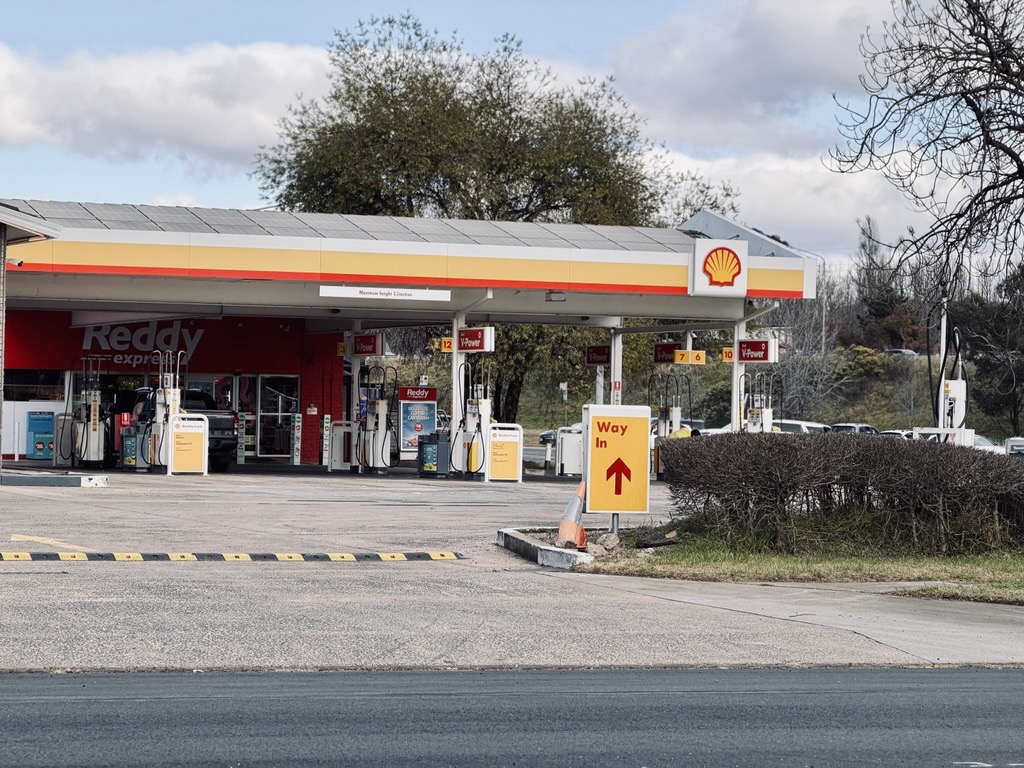 Regular unleaded petrol prices in Canberra are averaging $2.10 per litre. Photo: James Coleman.