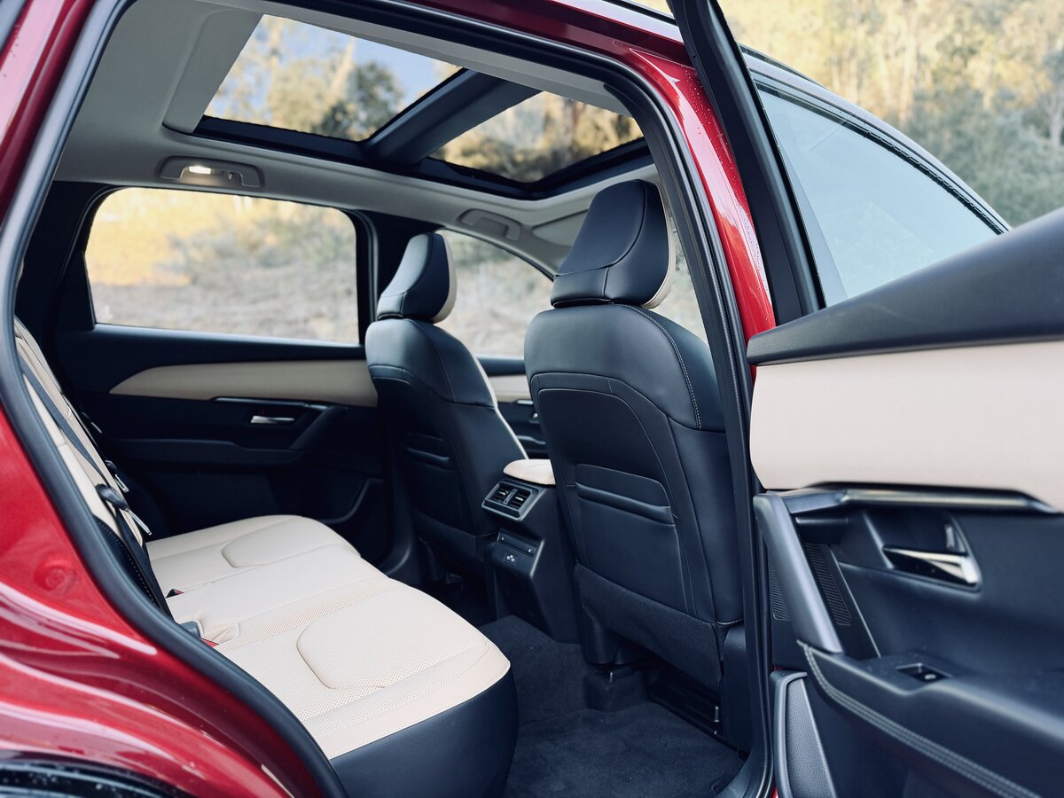 There's plenty of space, and - in this Akera model - heated rear seats.