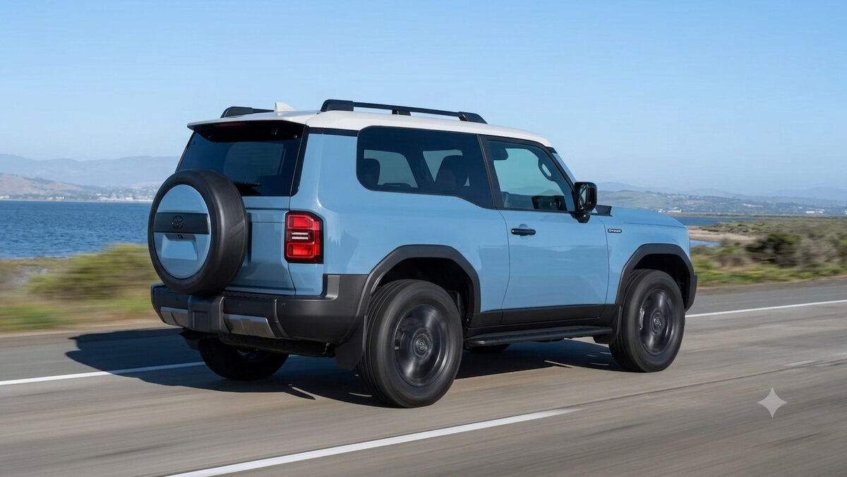 We had to ask AI what a 3-door current-gen Prado would look like. Photo: AI-Generated.
