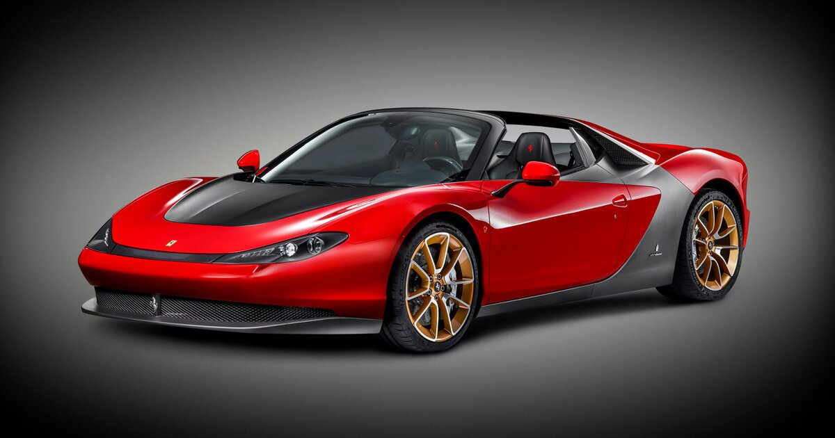Just six examples of the Ferrari Sergio Roadster were ever built. Photo: Ferrari.
