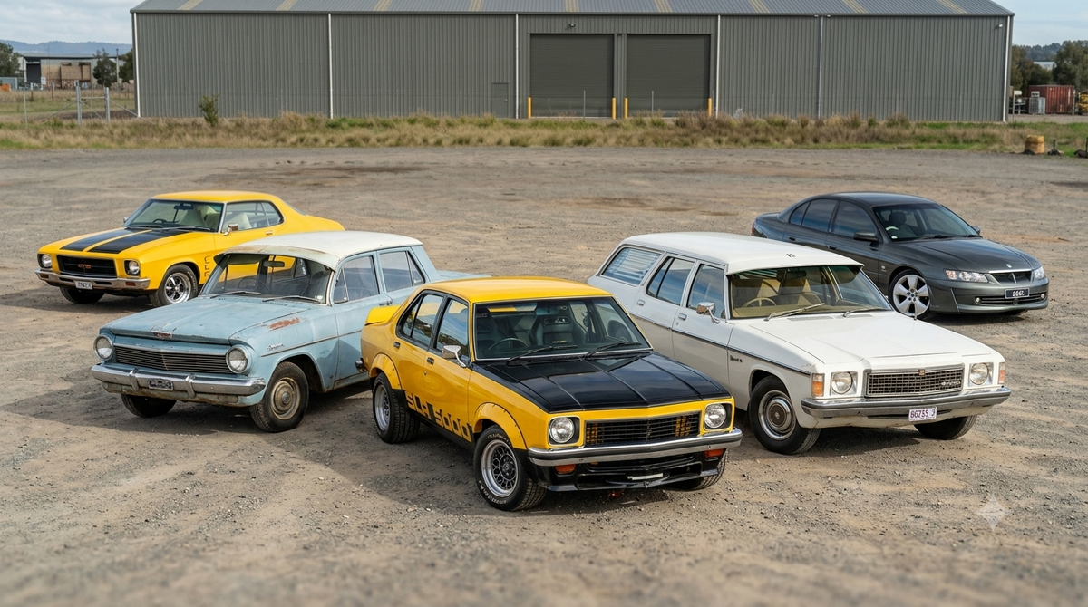 The Torana - alongside several of our other Everything Holden listings.