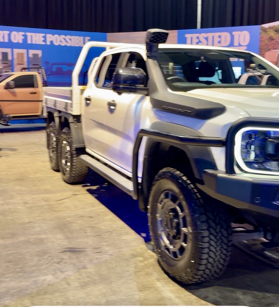 A still of the 6x6 Ranger at Ford Uncovered - a car they might actually build. Photo: Ford Australia.