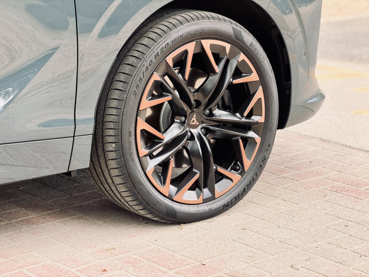 The wheels are a work of art on their own.
