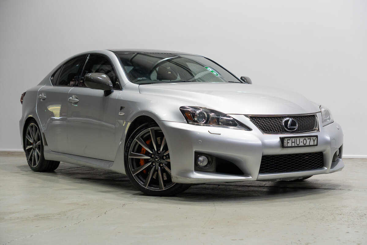 The 2010 Lexus IS F, on auction at CARBIDS Sydney.