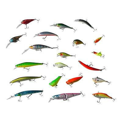 All Rounder 20 Piece Hard Body Lure Tackle Pack - RRP $173.50 - Brand New