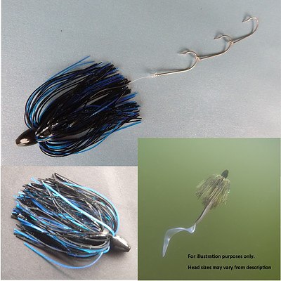 Set of Skirted Microjigs (Includes 15 Lures in Total)