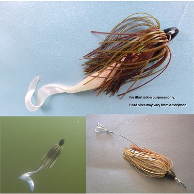 Set of Skirted Microjigs (Includes 15 Lures in Total)