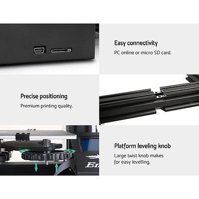 Creality 3D Ender 3 3D Printer Resume Printing High Precision 220*220*250mm - Brand New - Free Shipping