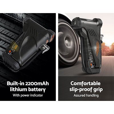 Portable Air Compressor Digital Hawk Cordless Car Pump Tyre Inflator 12V - Brand New - Free Shipping