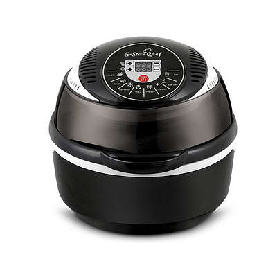 10L 8 Function Convection Oven Cooker - Black - Free Shipping