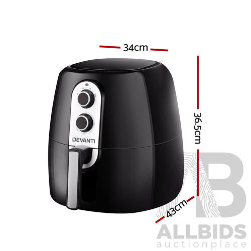 7L Oil Free Air Fryer - Black - Free Shipping - Brand New - Free Shipping