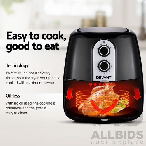 7L Oil Free Air Fryer - Black - Free Shipping - Brand New - Free Shipping