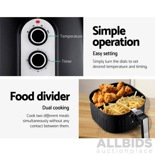 7L Oil Free Air Fryer - Black - Free Shipping - Brand New - Free Shipping