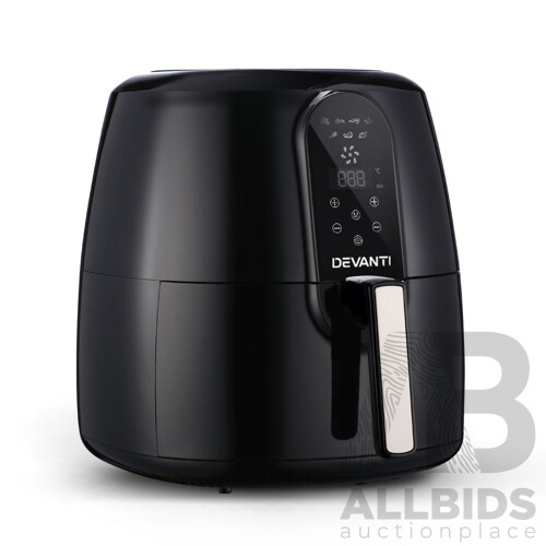 7L Oil Free Air Fryer - Black - Free Shipping