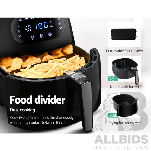 Air Fryer 8.5L LCD Digital Oil Free Deep Frying Cooker Accessories Rack - Brand New - Free Shipping