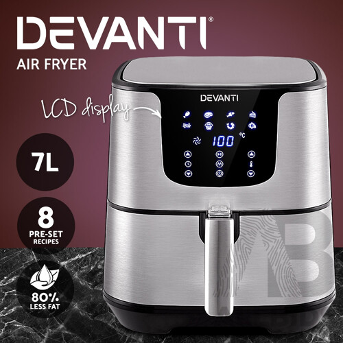 Air Fryer 7L LCD Fryers Oil Free Oven Airfryer Kitchen Healthy Cooker - Brand New - Free Shipping