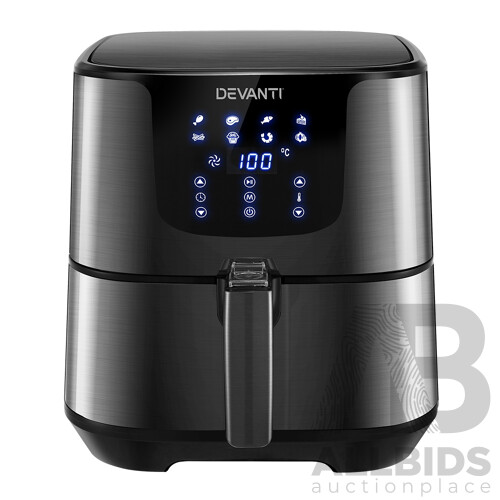 Air Fryer 7L LCD Fryers Oven Airfryer Kitchen Healthy Cooker Stainless Steel - Brand New - Free Shipping