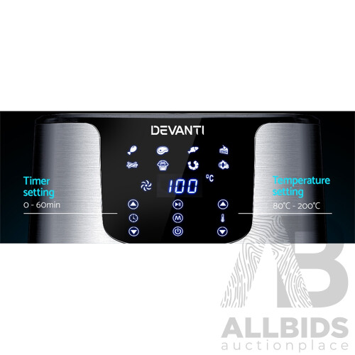 Air Fryer 7L LCD Fryers Oil Free Oven Airfryer Kitchen Healthy Cooker - Brand New - Free Shipping