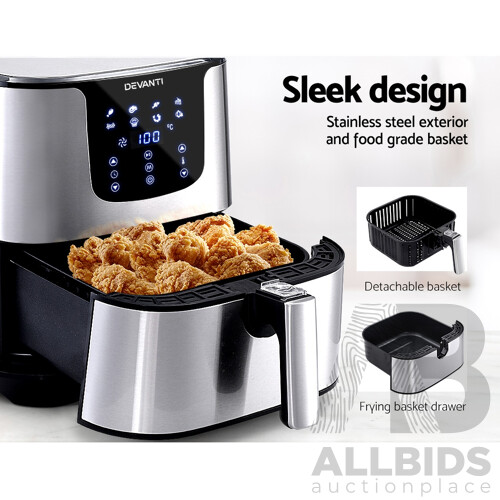 Air Fryer 7L LCD Fryers Oil Free Oven Airfryer Kitchen Healthy Cooker - Brand New - Free Shipping
