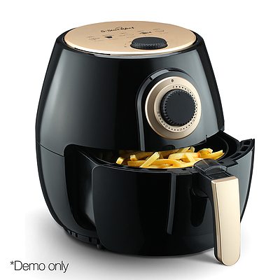 4L Oil Free Air Fryer - Black - Free Shipping