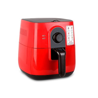 3L Oi Free Air Fryer - Red - Free Shipping