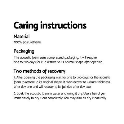 40pcs Studio Acoustic Foam Wedge 30X30CM Black