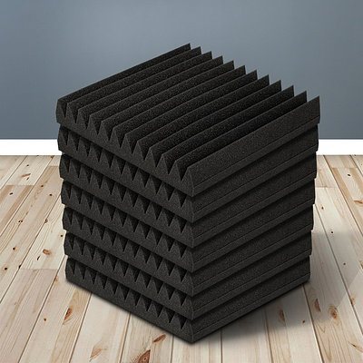 Set of 60 12 Tooth Acoustic Foam - Black