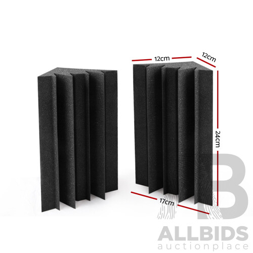 20pcs Studio Acoustic Foam Sound Absorption Proofing Panels Corner DIY - Brand New - Free Shipping