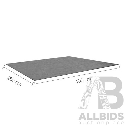 4M X 2.5M Annex Matting 600 GSM Floor Mats Mesh Caravan Parks Annexes - Brand New - Free Shipping