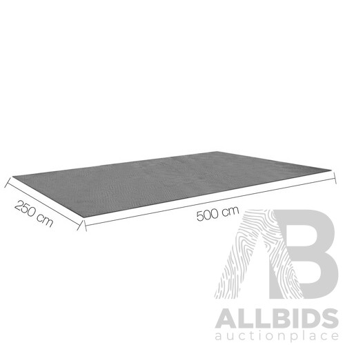 5M X 2.5M Annex Matting 600 GSM Floor Mats Mesh Caravan Parks Camping - Brand New - Free Shipping