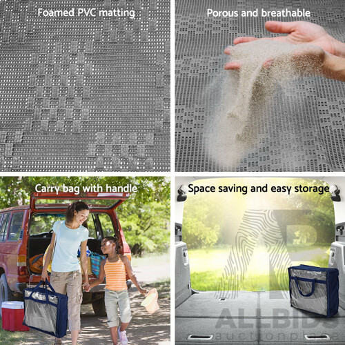 5M X 2.5M Annex Matting 600 GSM Floor Mats Mesh Caravan Parks Camping - Brand New - Free Shipping