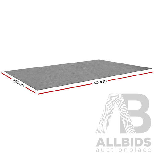 6 X 2.5M Annex Floor Mat - Grey - Brand New - Free Shipping