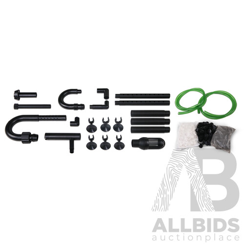 Aquarium External Canister Filter Aqua Fish Tank UV Light with Media Kit 2400L/H - Brand New - Free Shipping