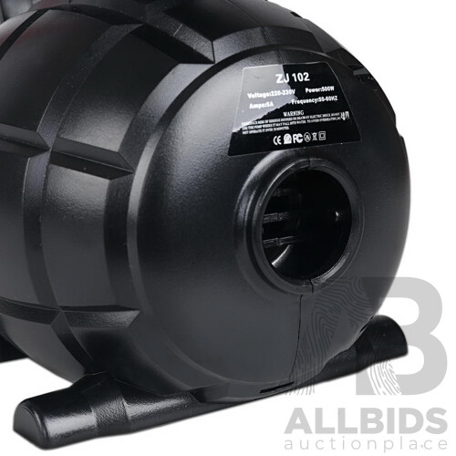 500W Electric Air Pump - Black - Brand New - Free Shipping