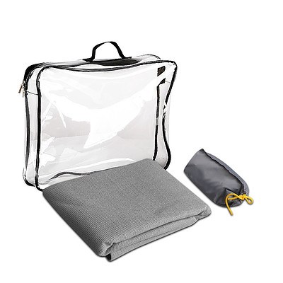 Fabric Caravan End Screen Grey - Brand New - Free Shipping