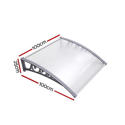 DIY Window Door Awning Transparent 1 x 1M - Brand New - Free Shipping