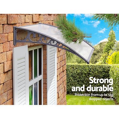 DIY Window Door Awning Transparent 1 x 1M - Brand New - Free Shipping