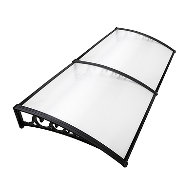 DIY Window Door Awning Shade 1 x 2m - Transparent - Brand New - Free Shipping