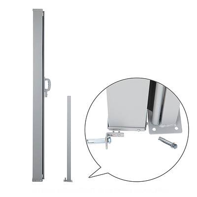 Retractable Side Awning 1.8 x 3M - Black