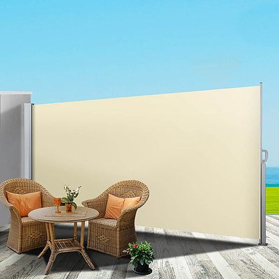 Retractable Side Awning Shade 2 x 3m - Beige - Brand New - Free Shipping