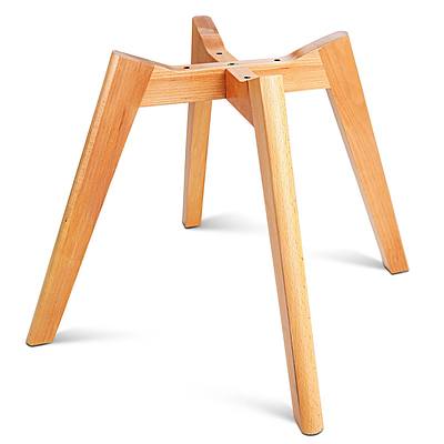 Set of 4 Padded Dining Chair - White