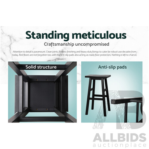 Set of 2 Baden Bar Stools Black - Brand New - Free Shipping