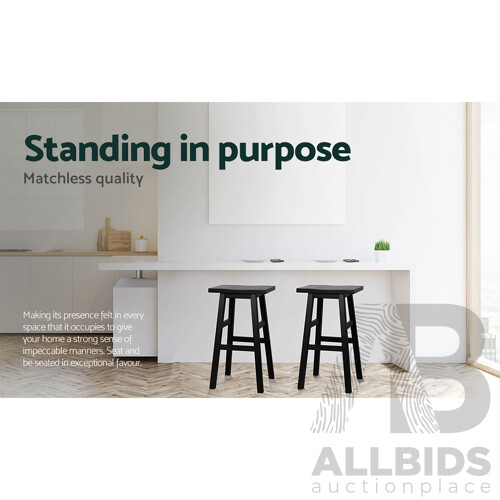 Set of 2 Baden Bar Stools Black - Brand New - Free Shipping