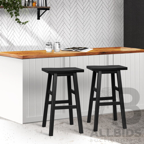 Set of 2 Baden Bar Stools Black - Brand New - Free Shipping
