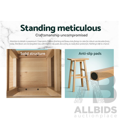 Set of 2 Baden Bar Stools Natural - Brand New - Free Shipping