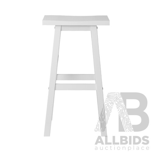 Set of 2 Baden Bar Stools White - Brand New - Free Shipping