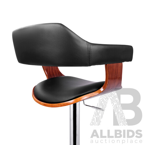 Wooden Bar Stool - Black and Wood - Brand New - Free Shipping
