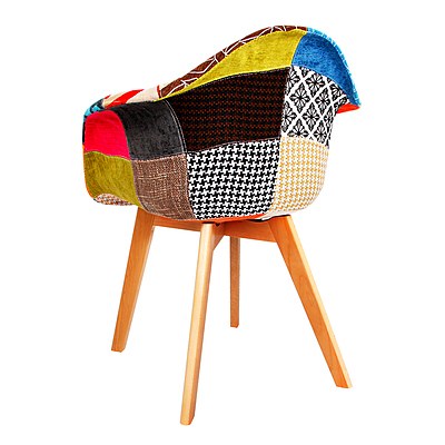 Set of 2 Replica Eames Armchairs Fabric - Brand New - Free Shipping