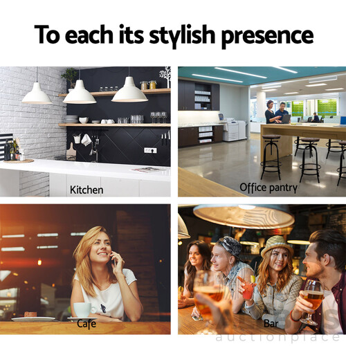 Rustic Industrial Round Bar Stool