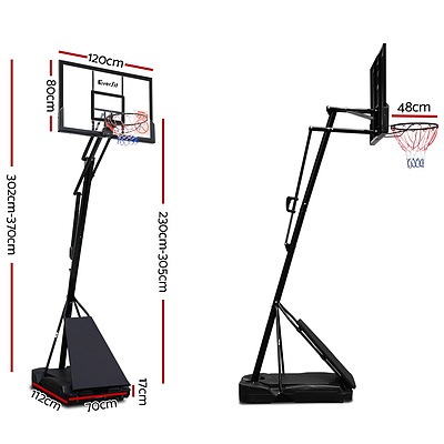 Everfit Pro Portable Basketball Stand System Ring Hoop Net Height Adjustable 3.05M - Brand New - Free Shipping